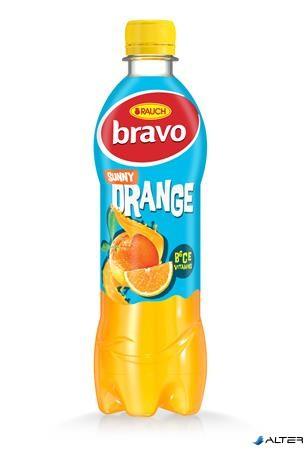 Gyümölcsital, 10%, 0,5 l, RAUCH "Bravo", narancs