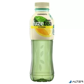   Üdítőital, szénsavmentes, 0,5 l, FUZETEA ZERO, zöld tea citrom