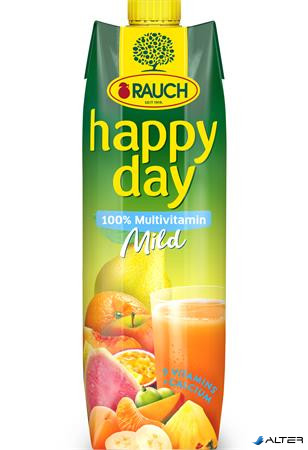 Gyümölcslé, 100%, 1l, RAUCH "Happy day", multivitamin mild