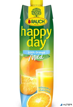 Gyümölcslé, 100%, 1l, RAUCH 'Happy day', narancs mild C vitaminnal