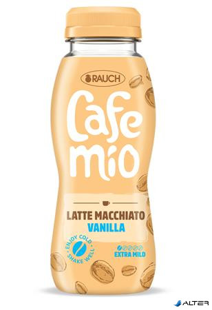 Kávés tejital, 0,25l, RAUCH 'Cafemio Latte Macchiato Vanilla', extra mild