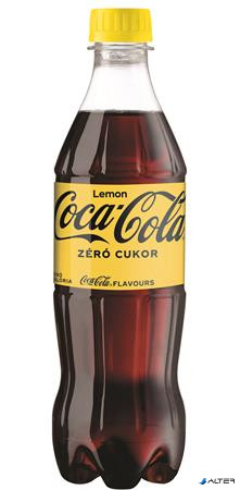 Üdítőital, szénsavas, 0,5l, COCA COLA 'Coca Cola Zero Lemon'