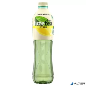   Üdítőital, szénsavmentes, 1,5 l, FUZETEA ZERO, zöld tea citrom