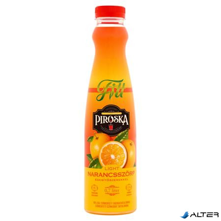 Szörp, light, 0,7 l, PIROSKA "Fitt", narancs