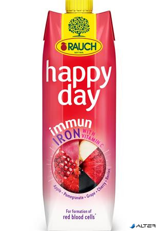 Gyümölcslé, 55%, 1l, RAUCH "Happy day", Immun Iron
