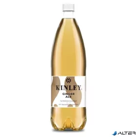 Üdítőital, szénsavas, 1,5 l, KINLEY, gyömbér-rozmaring