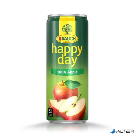 Gyümölcslé, 100%, 0,33 l, dobozos, RAUCH 'Happy day', Apple