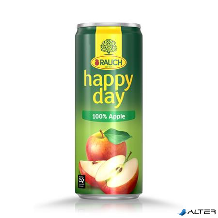 Gyümölcslé, 100%, 0,33 l, dobozos, RAUCH "Happy day", Apple