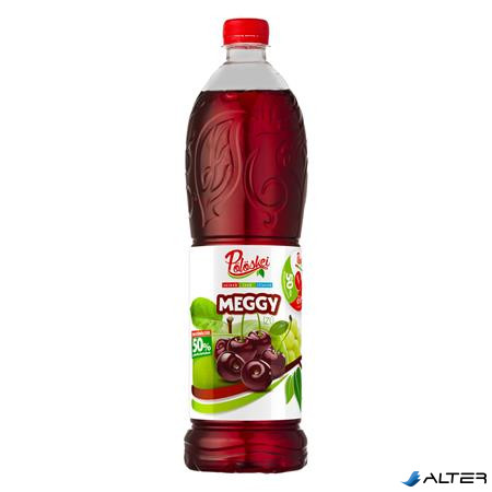 Szörp, 50% gyümölcstartalom, 1 l, PÖLÖSKEI, meggy