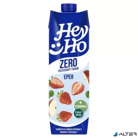   Gyümölcsital, 20%, cukormentes, 1 l, RAUCH "Hey-Ho ZERO", eper