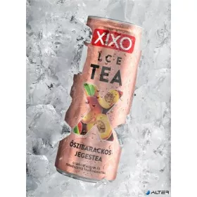   Üdítőital, szénsavmentes, 250 ml, XIXO 'Ice Tea', őszibarackos jegestea