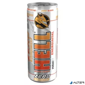  Energiaital, cukormentes, 250 ml, HELL "White Peach Zero"