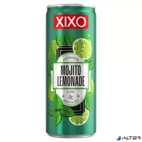   Üdítőital, szénsavas, 250 ml, XIXO 'Mojito Lemonade', lime és menta