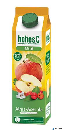 Gyümölcslé, 100%, 1 l, HOHES C " Mild Juice", alma-acerola