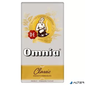  Kávé, pörkölt, őrölt, vákuumos csomagolásban, 250 g, DOUWE EGBERTS "Omnia"