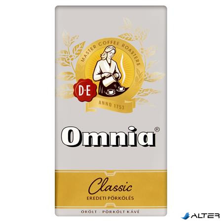 Kávé, pörkölt, őrölt, vákuumos csomagolásban, 250 g,  DOUWE EGBERTS 'Omnia'