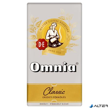 Kávé, pörkölt, őrölt, vákuumos csomagolásban, 250 g, DOUWE EGBERTS "Omnia"
