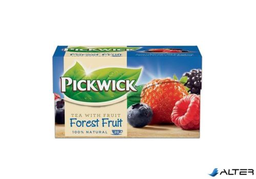 Fekete tea, 20x1,5 g, PICKWICK, erdei gyümölcs