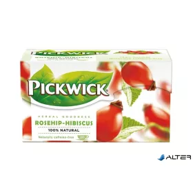 Herba tea, 20x2,5 g, PICKWICK, csipkebogyó hibiszkusszal