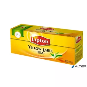 Fekete tea, 25x2 g, LIPTON "Yellow label"
