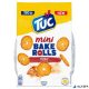 Pirított kenyérkarika, 150 g, TUC "Mini Bake Rolls", pizza