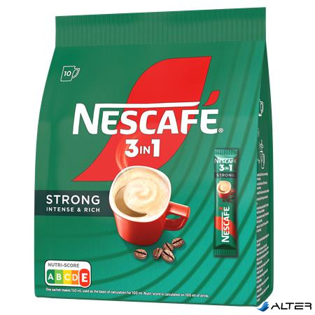 Instant kávé stick, 10x16,5 g, NESCAFÉ,  3in1 "Strong"