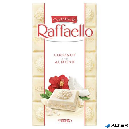 Fehér csokoládé, 90 g, RAFFAELLO "Prémium"