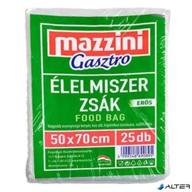   Élelmiszerzsák, erős, 25 db, 50 x 70 cm, MAZZINI 'Gasztro'