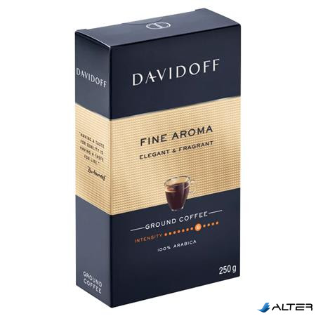 Kávé, pörkölt, őrölt, 250 g, DAVIDOFF "Fine Aroma"