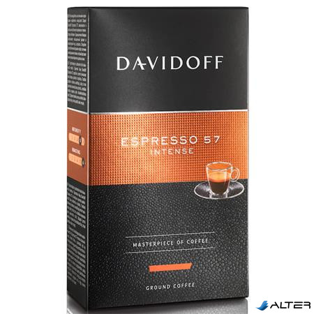 Kávé, pörkölt, őrölt, 250 g, DAVIDOFF "Espresso 57"