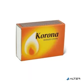 Gyufa, hosszú, kb. 100 szál, KORONA