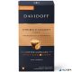 Kávékapszula, Nespresso® kompatibilis, 10 db, DAVIDOFF "Crema Elegant Lungo"
