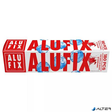 Jéggolyókészítő zacskó, önzáró, 180 db, ALUFIX