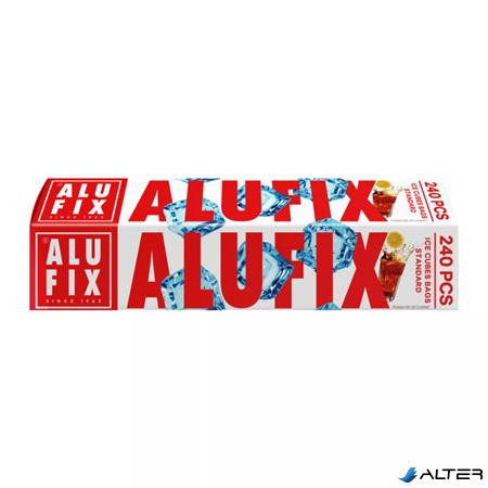 Jégkockakészítő zacskó, önzáró, 240 db, ALUFIX