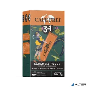   Instant kávé, 10x17 g, CAFE FREI "Skót Karamell-Fudge 3 in 1"