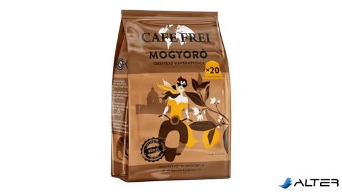 Kávékapszula, Nespresso® kompatibilis, 20 db, CAFE FREI, mogyoró