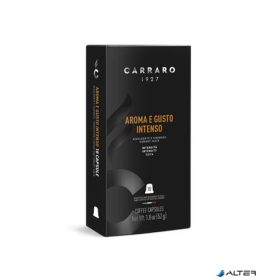   Kávékapszula, Nespresso® kompatibilis, 10 db, CARRARO "Aroma E Gusto Intenso"