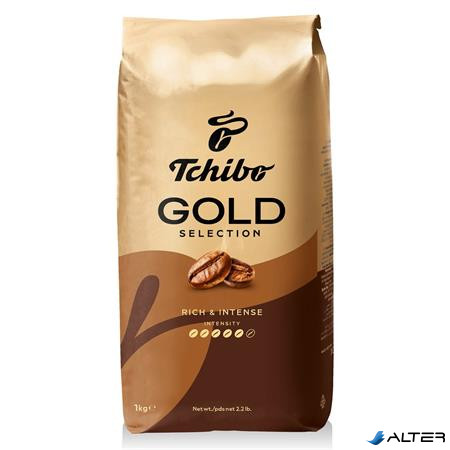 Kávé, pörkölt, szemes, 1000 g, TCHIBO "Gold Selection"