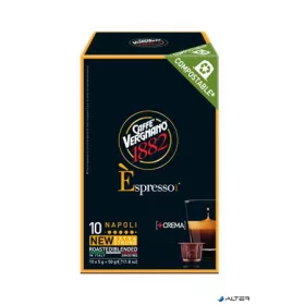   Kávékapszula, Nespresso® kompatibilis, 10 db, CAFFÉ VERGNANO "Espresso Napoli"