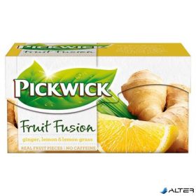   Gyümölcstea, 20x2 g, PICKWICK "Fruit Fusion", gyömbér-citrom