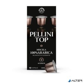   Kávékapszula, Nespresso® kompatibilis, 10 db, PELLINI, "Top alu"