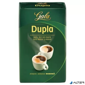 Kávé, pörkölt, őrölt, 250 g, GALA "Dupla"