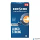 Kávékapszula, Nespresso® kompatibilis, 10 db, EDUSCHO "Lungo Strong"