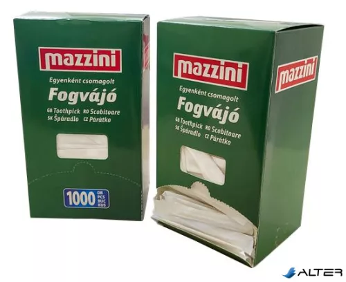Fogvájó, egyesével csomagolt, 1000 db, MAZZINI