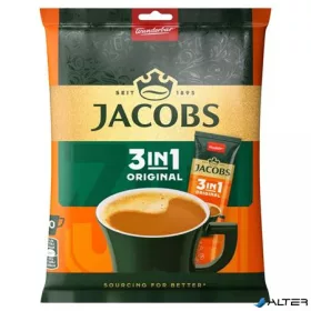 Instant kávé stick, 10x12,6 g, JACOBS "3in1"