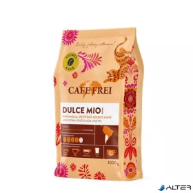   Kávé, pörkölt, szemes, 1000 g, CAFE FREI "Dulce Mio" karamellás