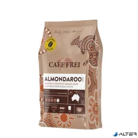   Kávé, pörkölt, szemes, 1000 g, CAFE FREI 'Almondaroo' mandulás