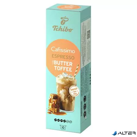 Kávékapszula, 10 db, TCHIBO "Cafissimo Espresso Buttertoffee"