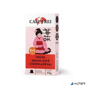   Kávékapszula, Nespresso® kompatibilis, 9+1 db, CAFE FREI "Tokiói csokoládés málna"