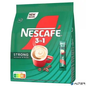   Instant kávé stick, 10x14 g, NESCAFÉ,  3in1 "Strong"